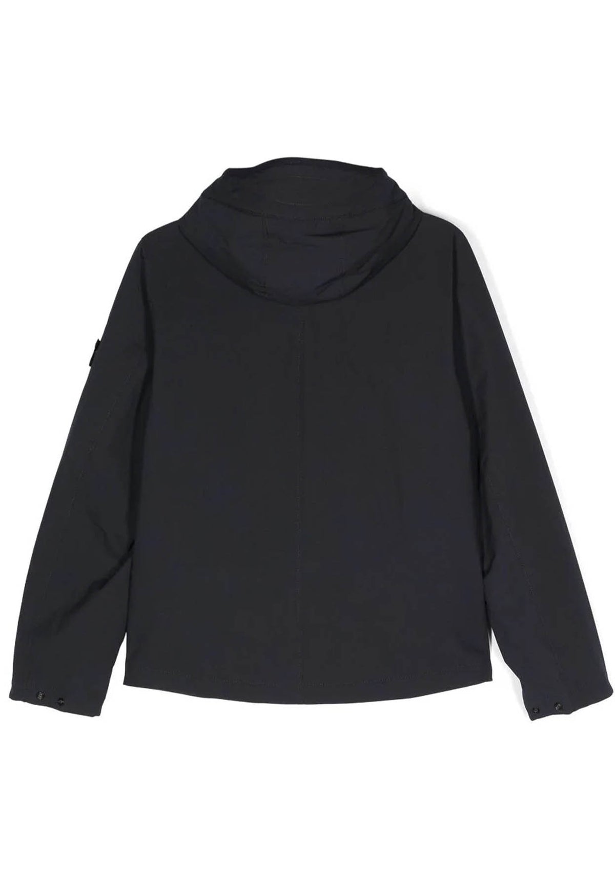 Giubbino bambino Stone Island blu in tessuto tecnico
