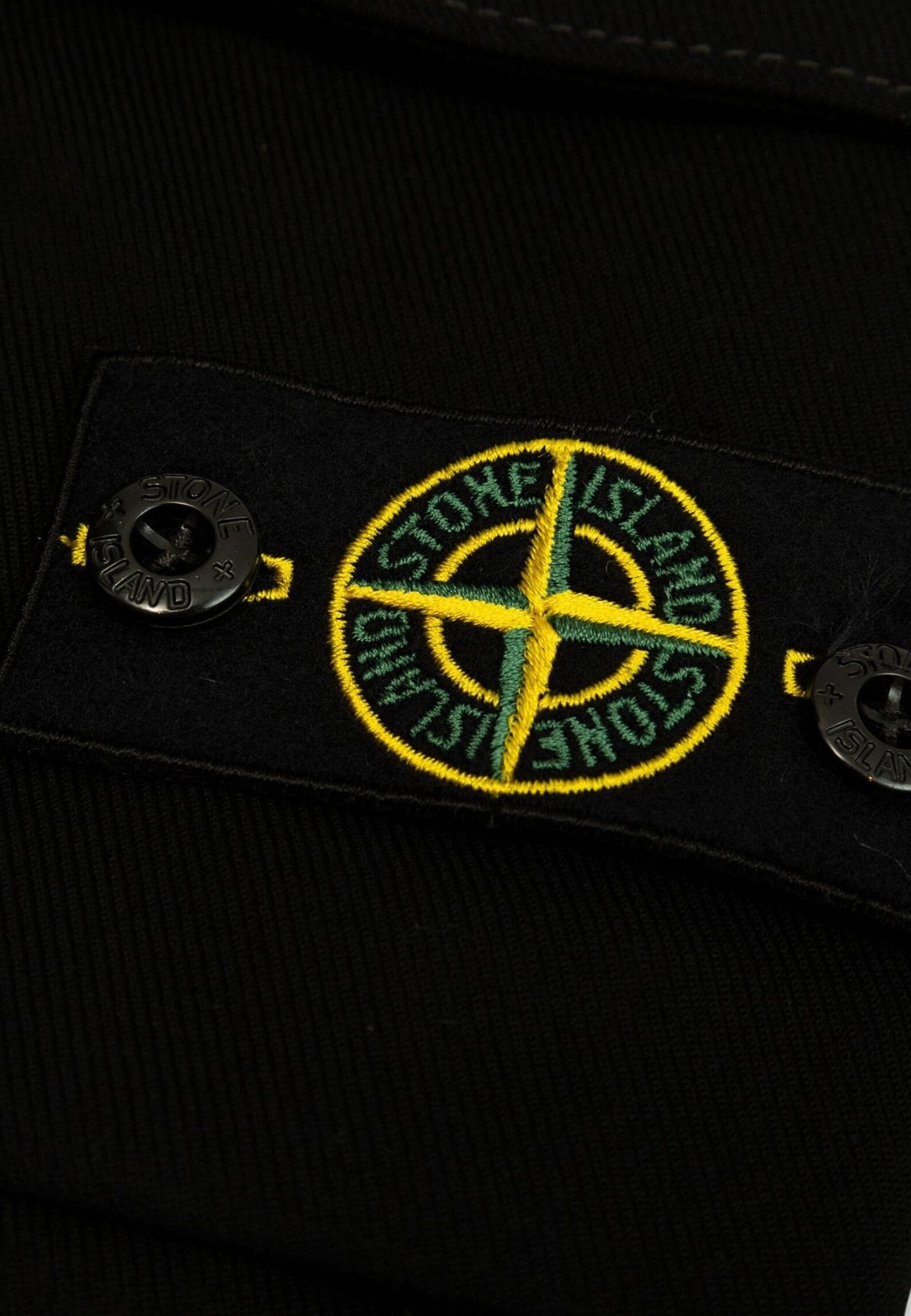 Pantalone bambino Stone Island nero in cotone