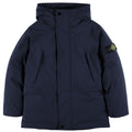 Giubbino bambino Stone Island blu in nylon | ViaMonte Shop