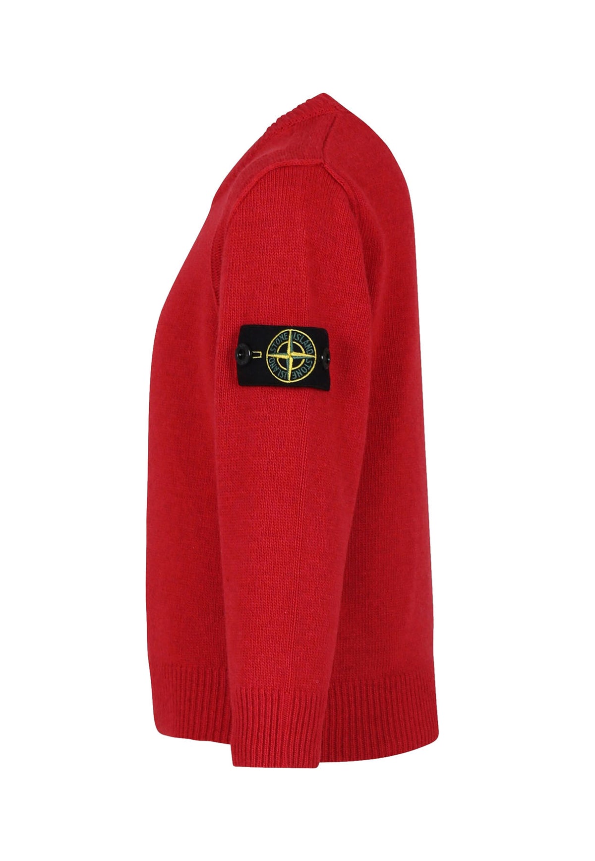 Maglia bambino Stone Island rossa in lana | ViaMonte Shop