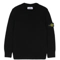 Maglia bambino Stone Island nero in lana