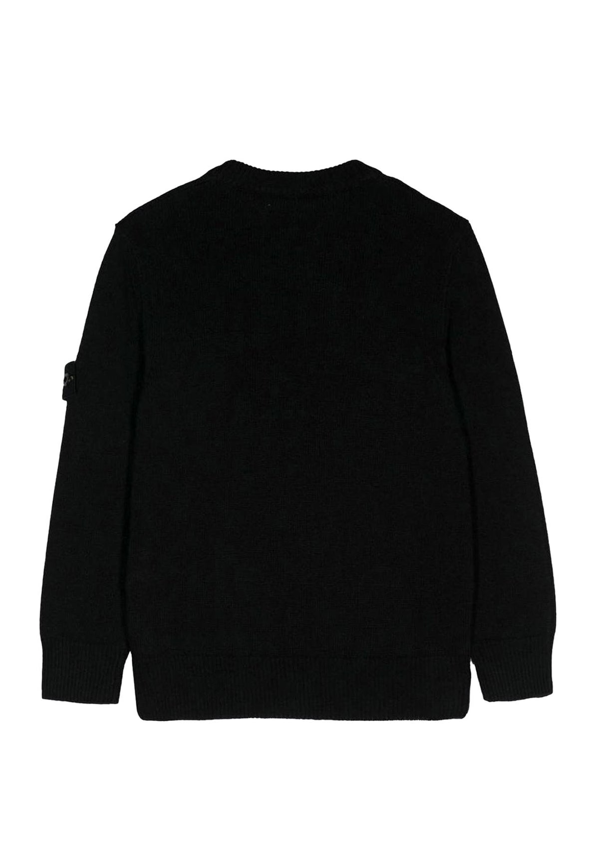 Maglia bambino Stone Island nero in lana