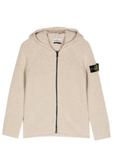 Maglia bambino Stone Island beige in lana | ViaMonte Shop