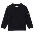 Maglia bambino Stone Island blu in lana | ViaMonte Shop