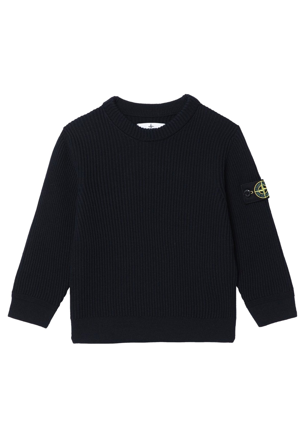 Maglia bambino Stone Island blu in lana | ViaMonte Shop