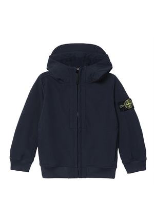 Giubbino bambino Stone Island blu navy in tessuto tecnico | ViaMonte Shop