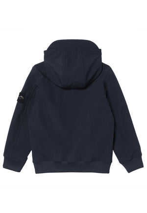 Giubbino bambino Stone Island blu navy in tessuto tecnico | ViaMonte Shop