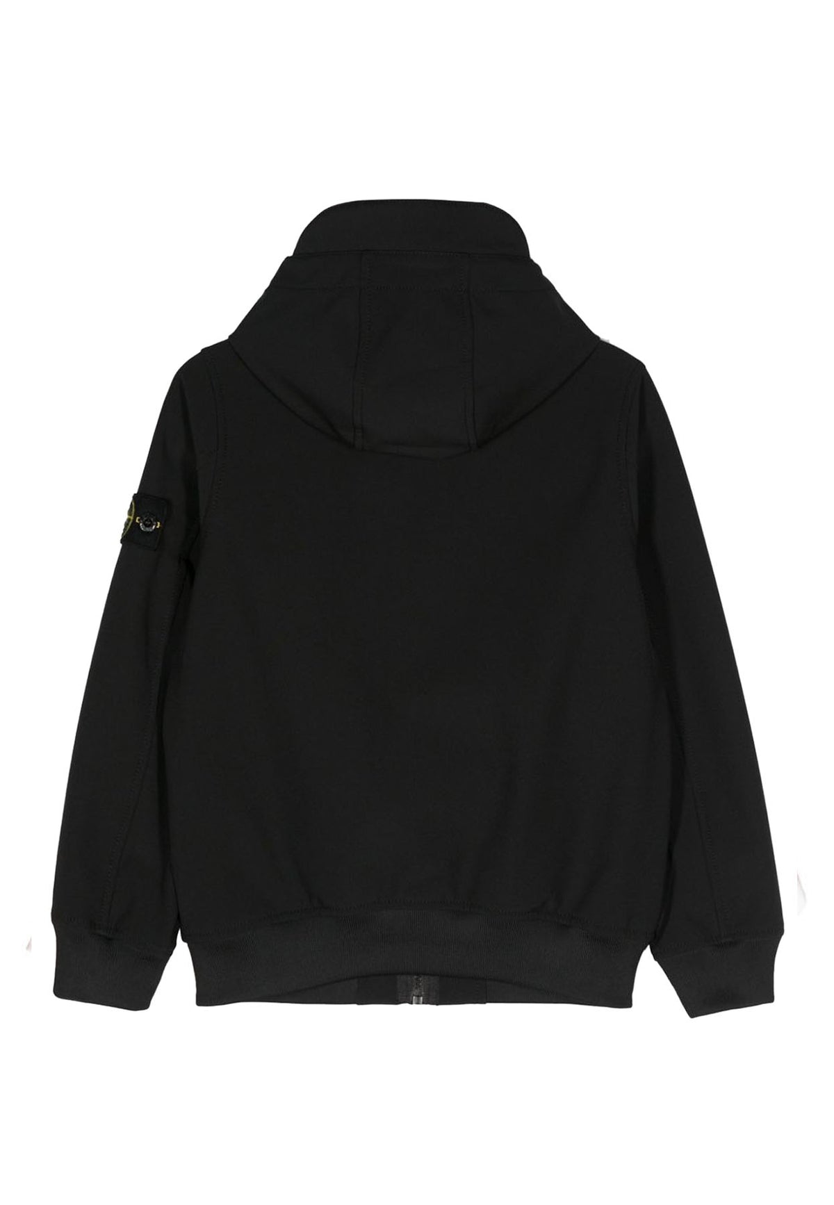 Giubbino bambino Stone Island nero in tessuto tecnico | ViaMonte Shop