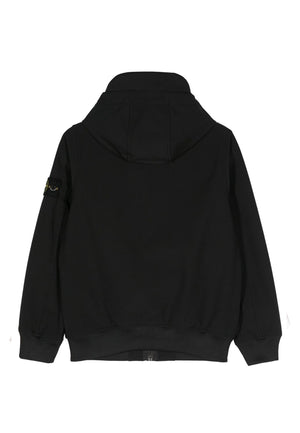 Giubbino bambino Stone Island nero in tessuto tecnico | ViaMonte Shop