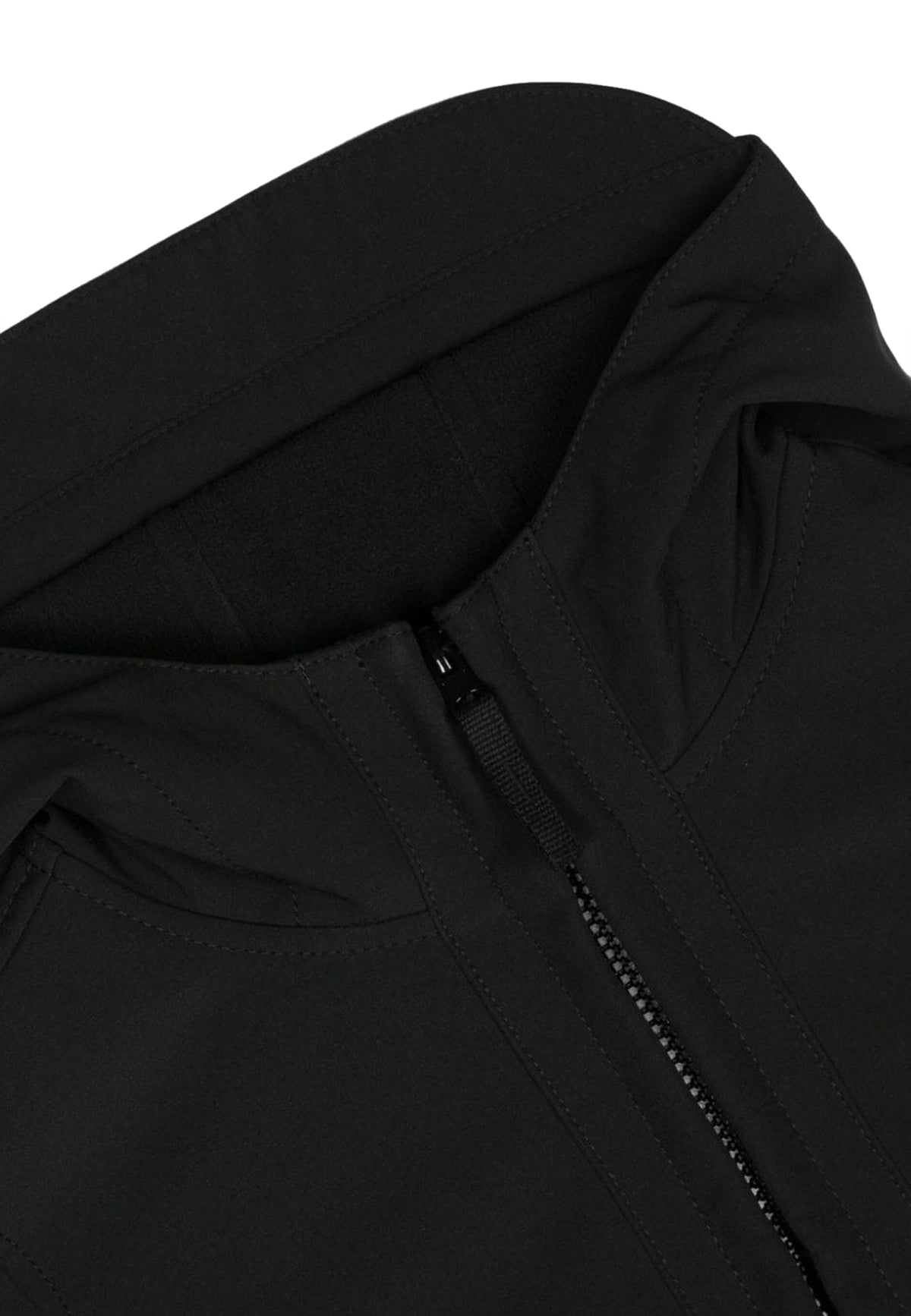 Giubbino bambino Stone Island nero in tessuto tecnico | ViaMonte Shop