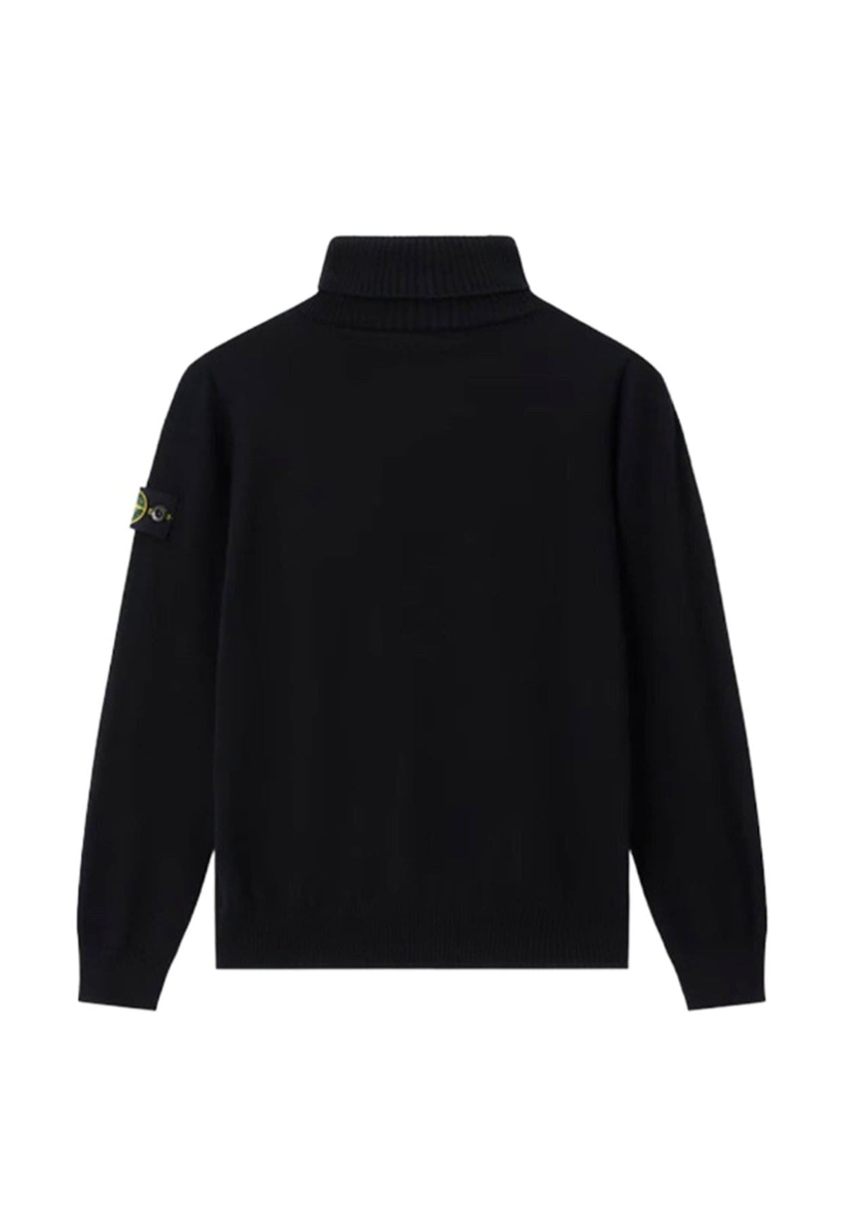 Maglia bambino Stone Island nera in lana | ViaMonte Shop