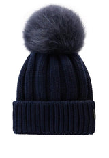 Cappello bambina Woolrich kids melton blue in lana | ViaMonte Shop