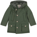Giubbino bambino Woolrich kids Arctic Parka verde in tessuto Ramar