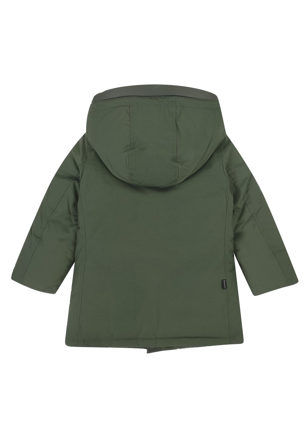 Giubbino bambino Woolrich kids Arctic Parka verde in tessuto Ramar