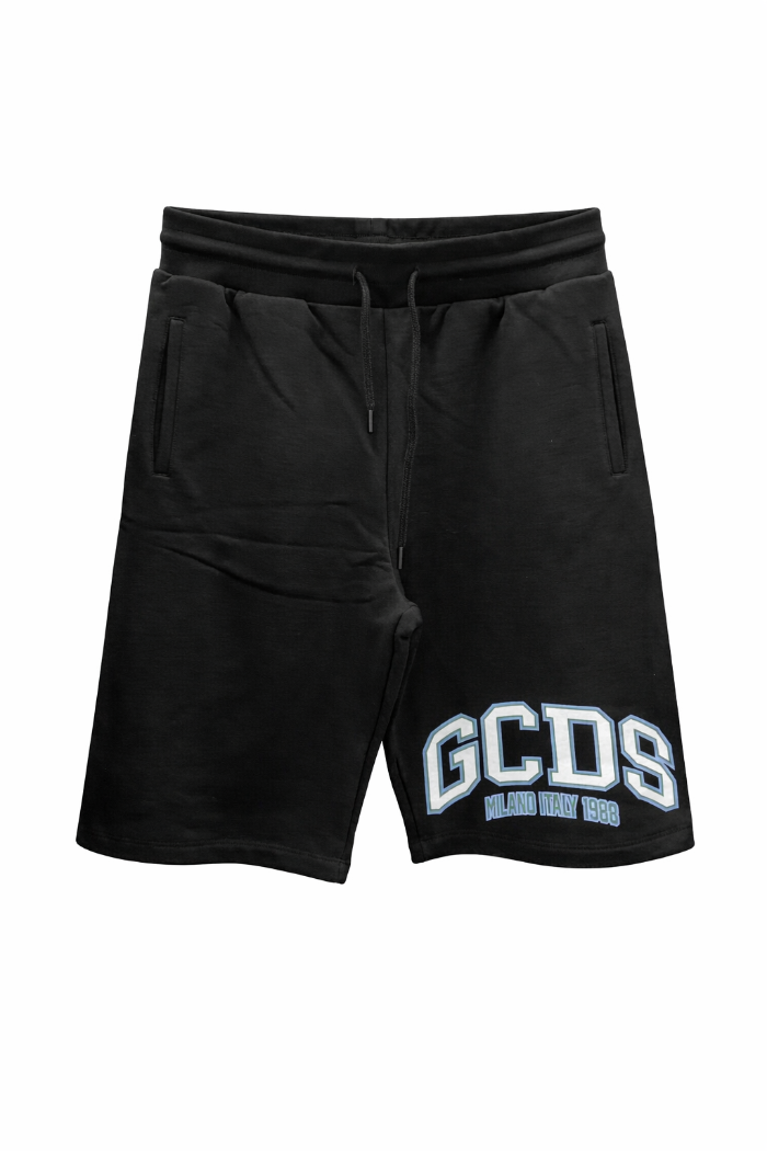 Bermuda Logo Lounge Sweatshorts GCDS nero