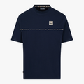 T-shirt blu Aquascutum Club Check Piping | ViaMonte Shop