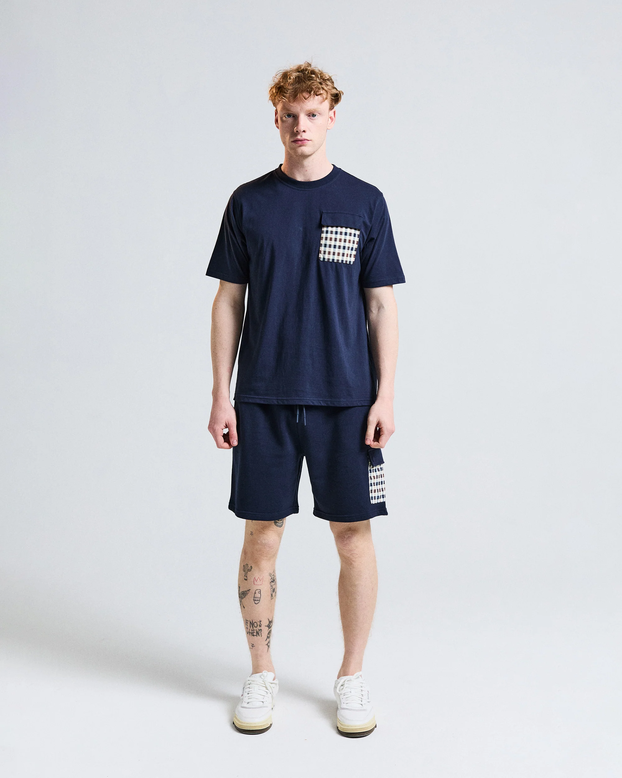 Lamina Pocket Shorts Navy | ViaMonte Shop