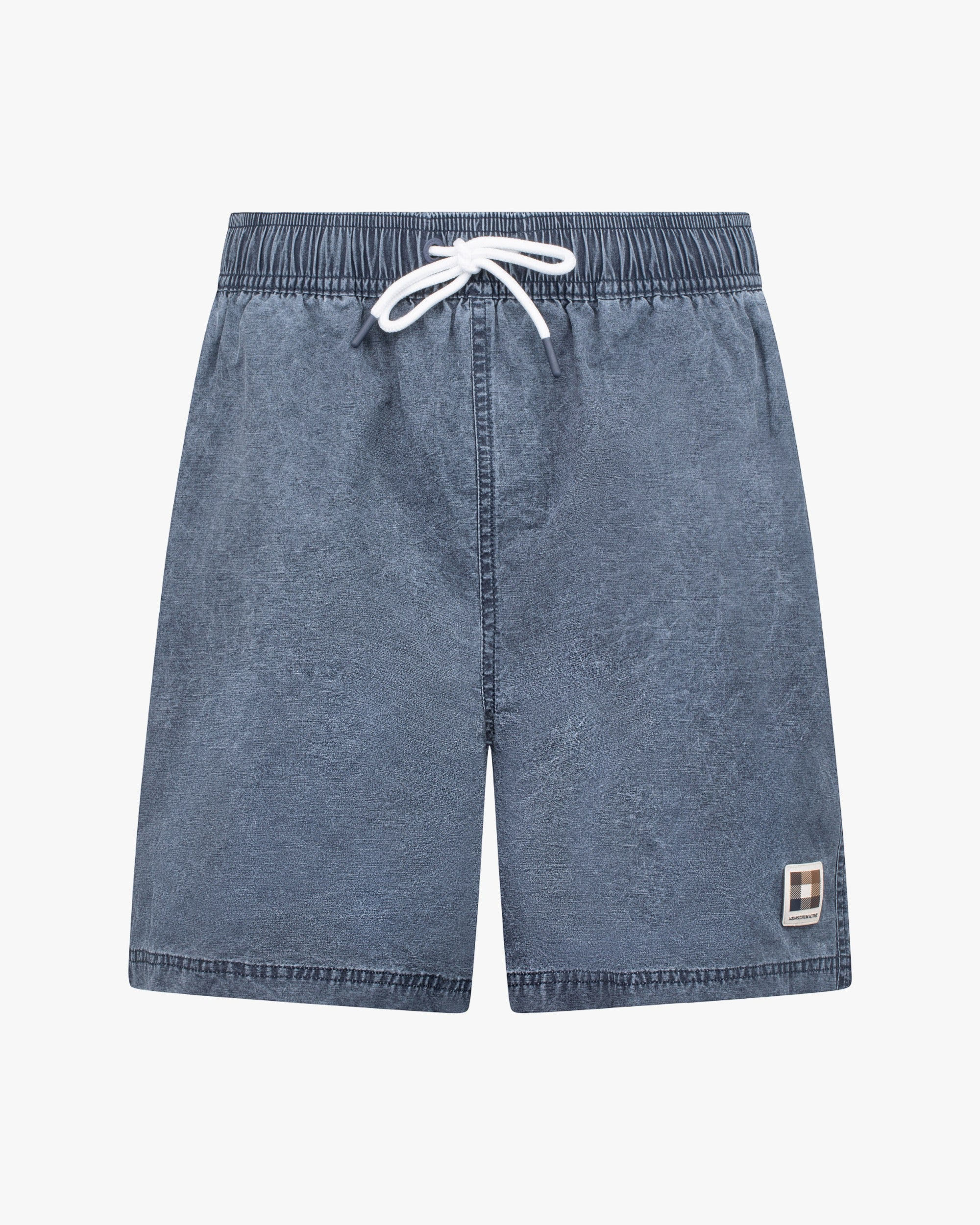 Costume blu effetto denim Aquascutum in nylon elasticizzato | ViaMonte Shop