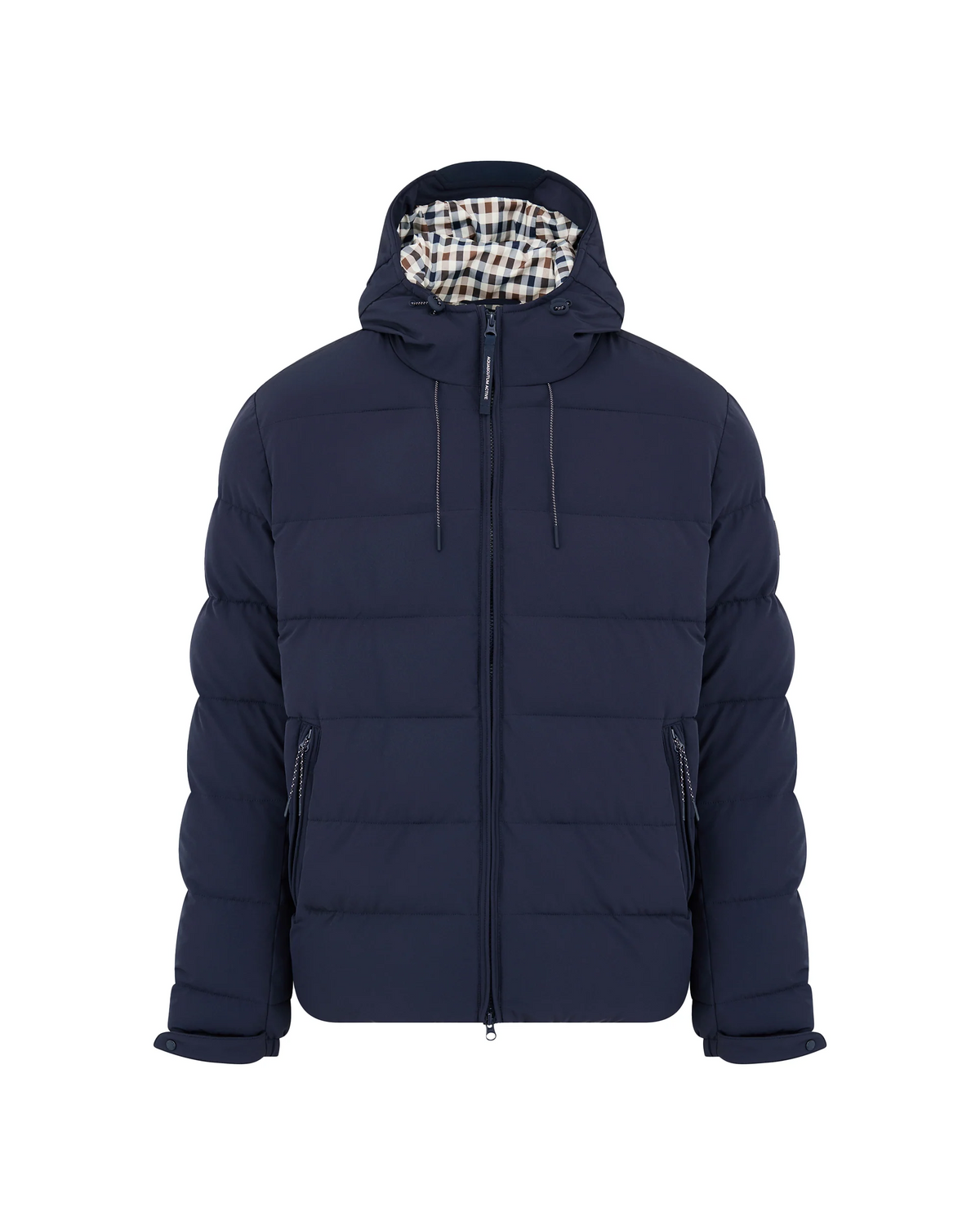 Aquascutum Flex-N Hooded Puffer - Navy