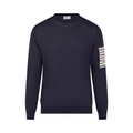 Aquascutum Crewneck Tech Sweater - Navy | ViaMonte Shop