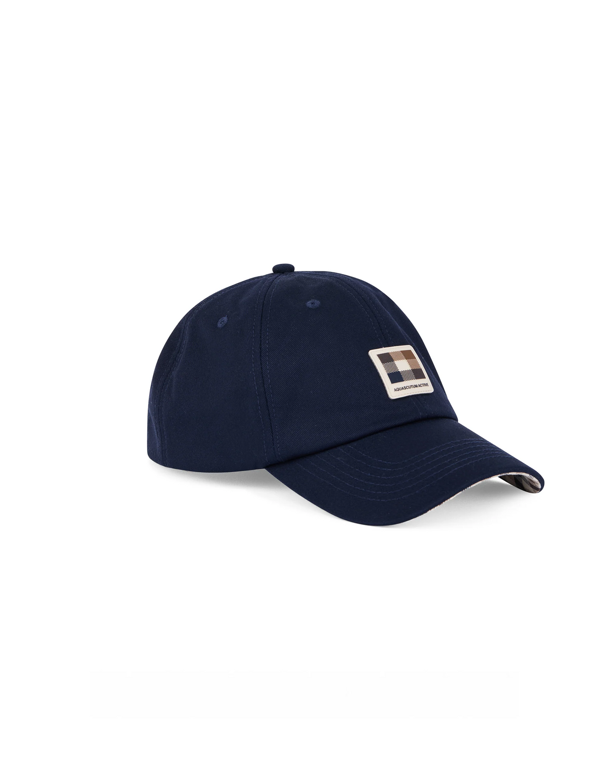 Aquascutum Badge Baseball Cap - Navy | ViaMonte Shop