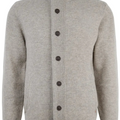 Barbour maglione con Patch e Zip Through in lana beige