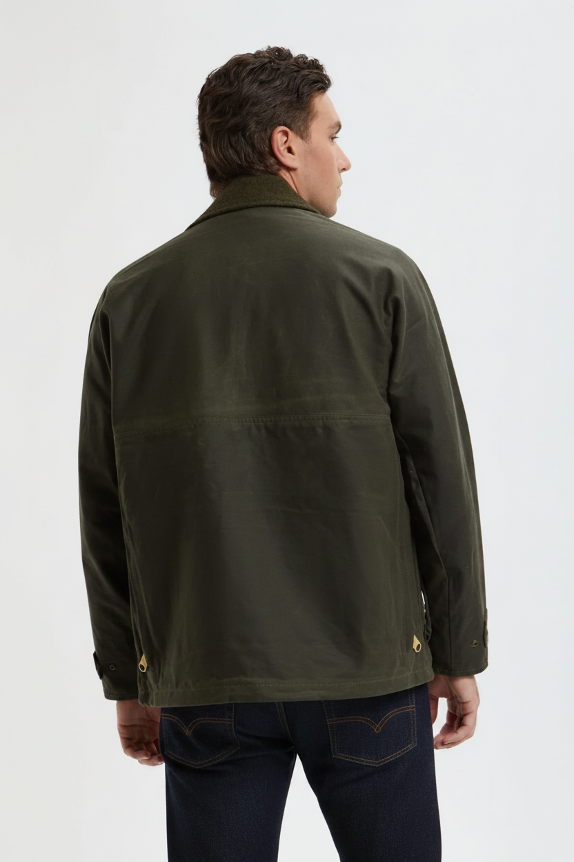 Filson Tin Cloth Field Jacket – Otter Green | ViaMonte Shop