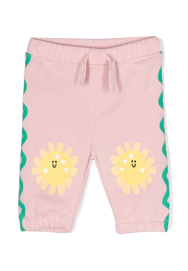 Stella mccartney pantalone rosa neonata