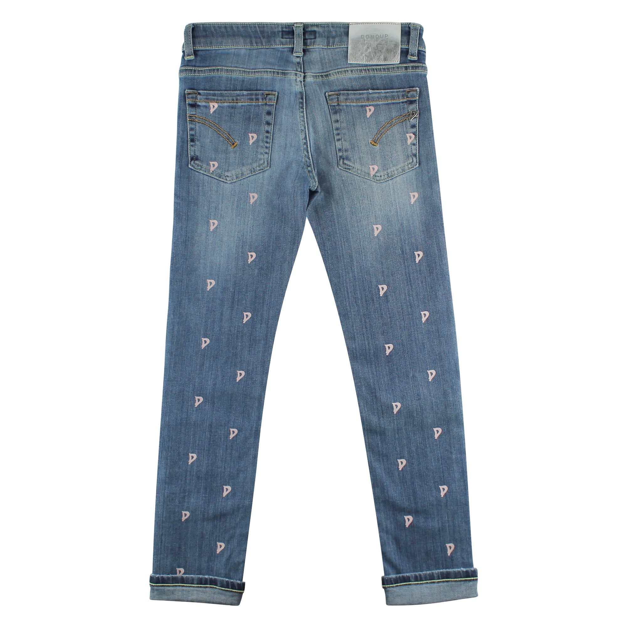ViaMonte Shop | Jeans Monroe bambina in cotone con stampa