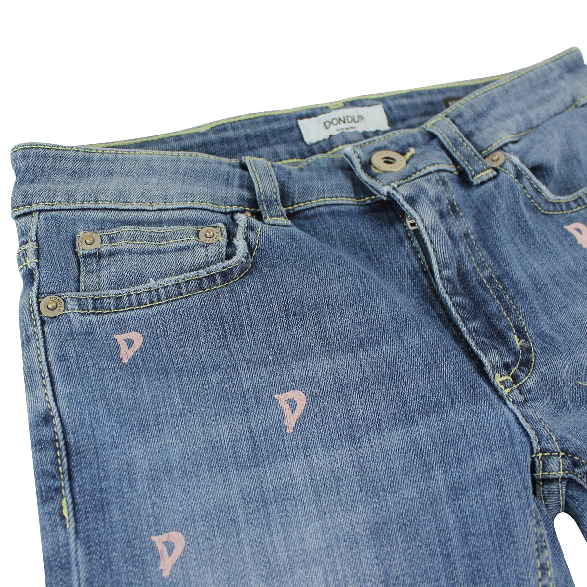 ViaMonte Shop | Jeans Monroe bambina in cotone con stampa