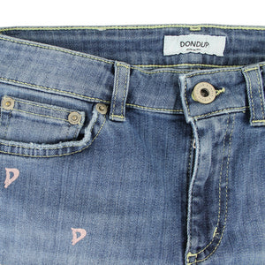 ViaMonte Shop | Jeans Monroe bambina in cotone con stampa