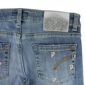 ViaMonte Shop | Jeans Monroe bambina in cotone con stampa