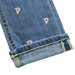 ViaMonte Shop | Jeans Monroe bambina in cotone con stampa