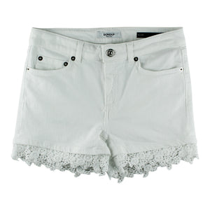 ViaMonte Shop | Dondup Shorts Klum bambina denim bianco
