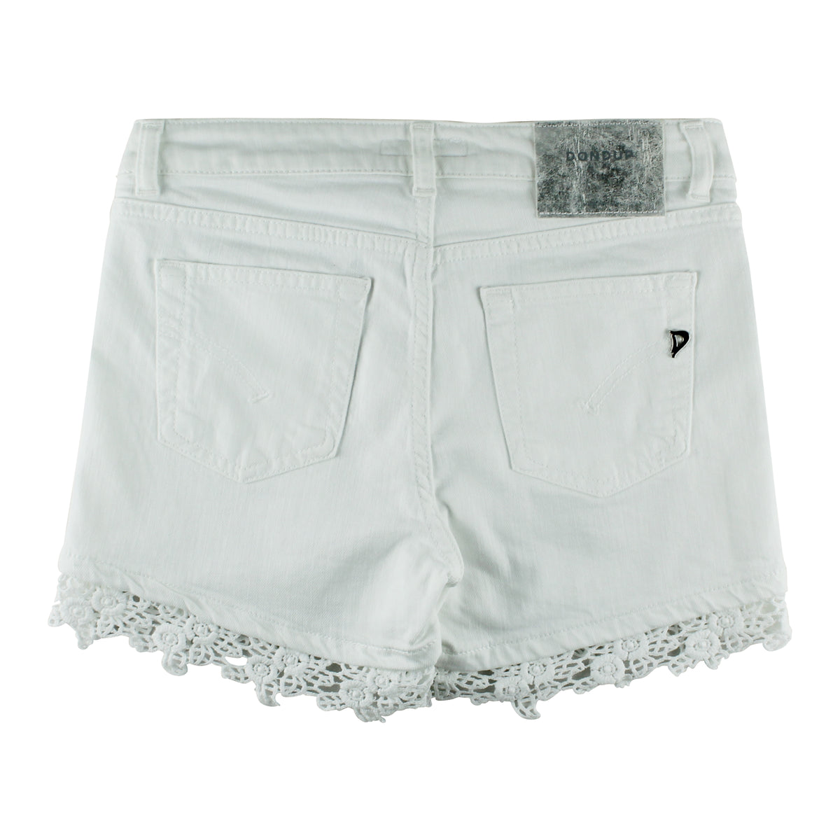ViaMonte Shop | Dondup Shorts Klum bambina denim bianco