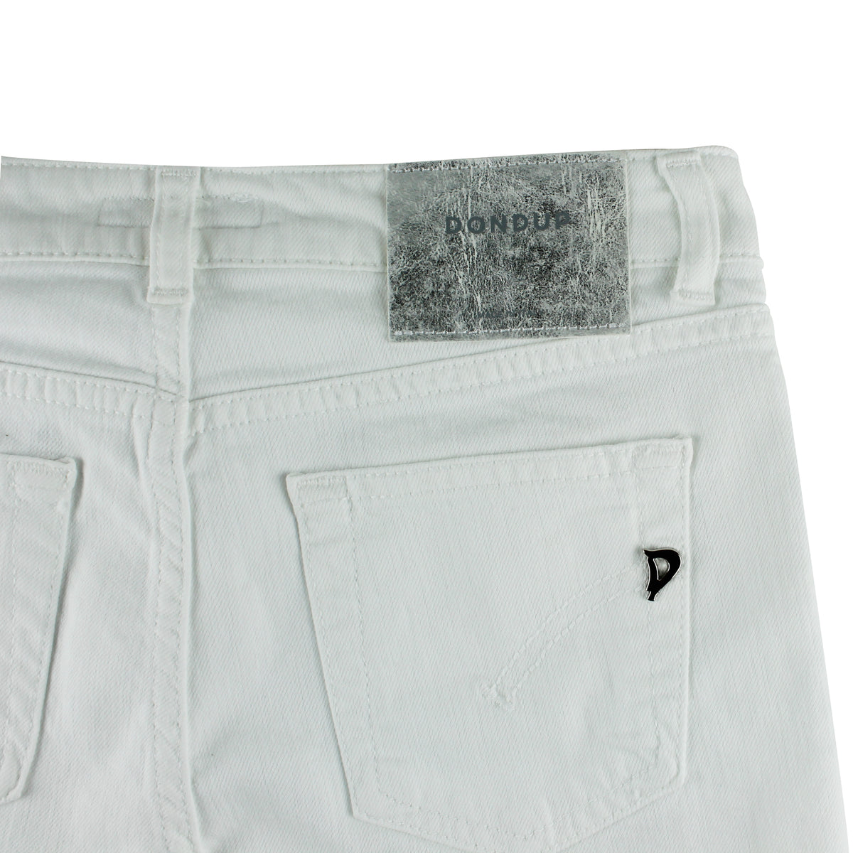 ViaMonte Shop | Dondup Shorts Klum bambina denim bianco