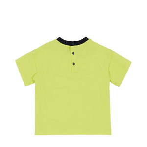 ViaMonte Shop | Emporio Armani  T-shirt bambino gialla con stampa