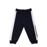 ViaMonte Shop | Moncler Enfant pantalone neonato in felpa blu