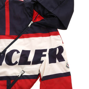 ViaMonte Shop | Moncler Enfant giubbino bambino Bert color block in tessuto tecnico con cappuccio
