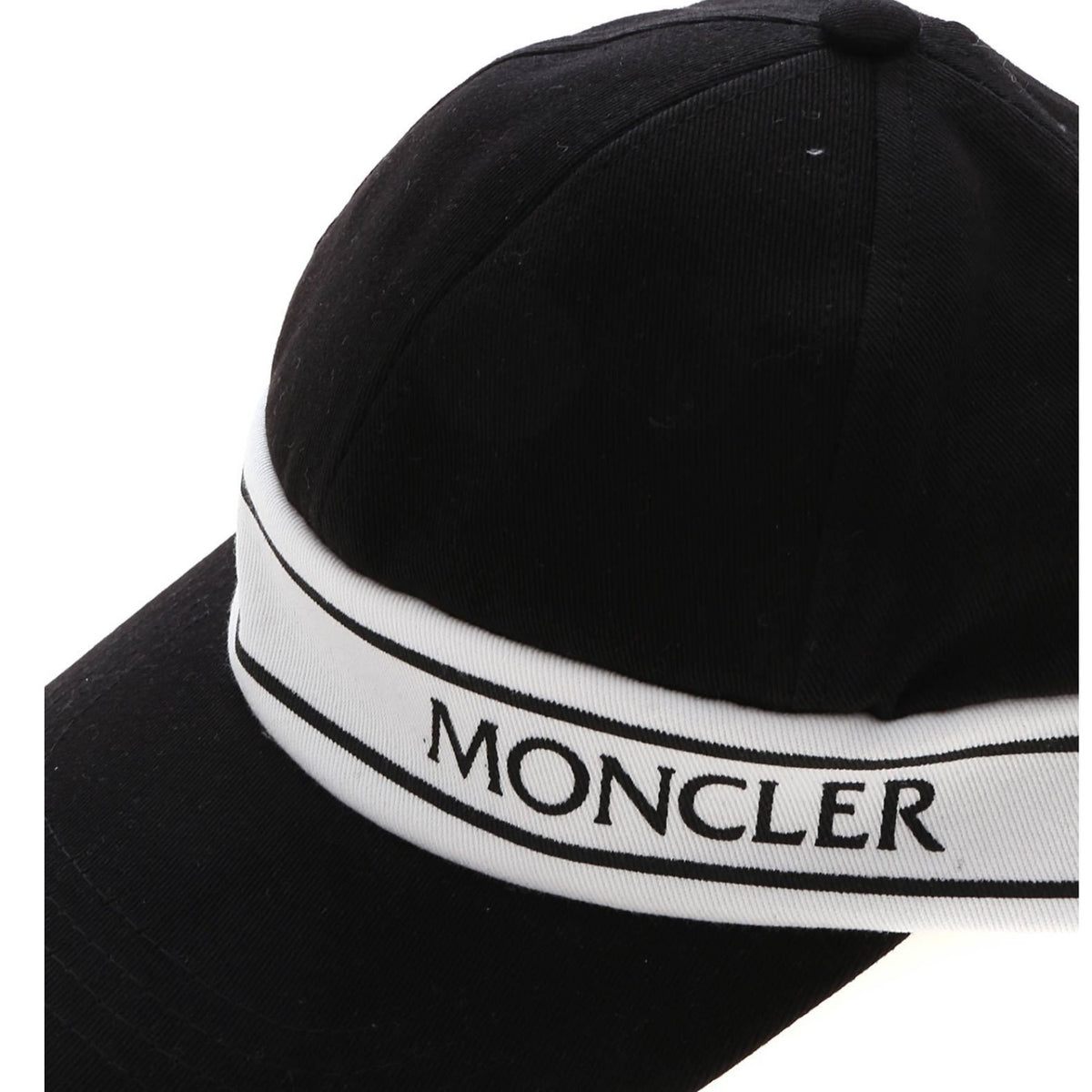 ViaMonte Shop | Moncler Enfant cappello bambino in cotone nero con logo