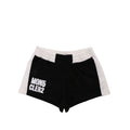 ViaMonte Shop | Moncler Enfant short bambina in misto cotone nero con logo