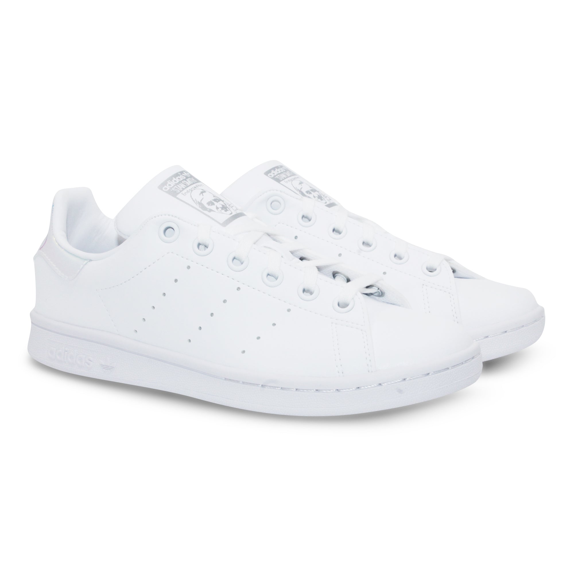 Adidas sneaker Stan Smith j teen bianca in similpelle | ViaMonte Shop