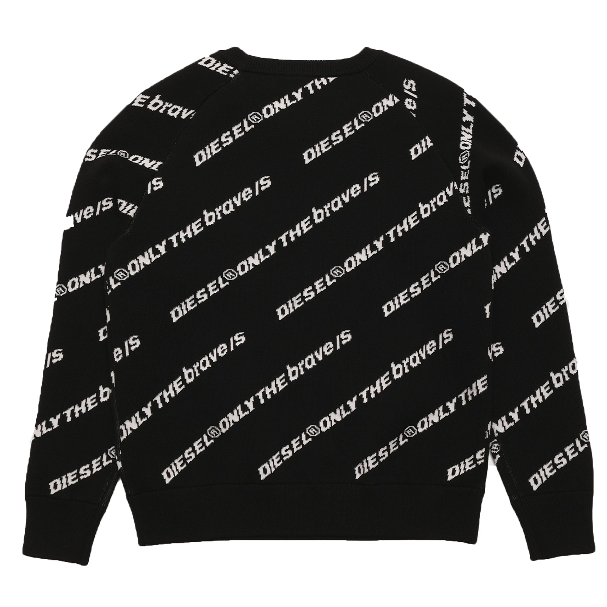 ViaMonte Shop | Diesel Kid maglia bambino nera in misto cotone con logo