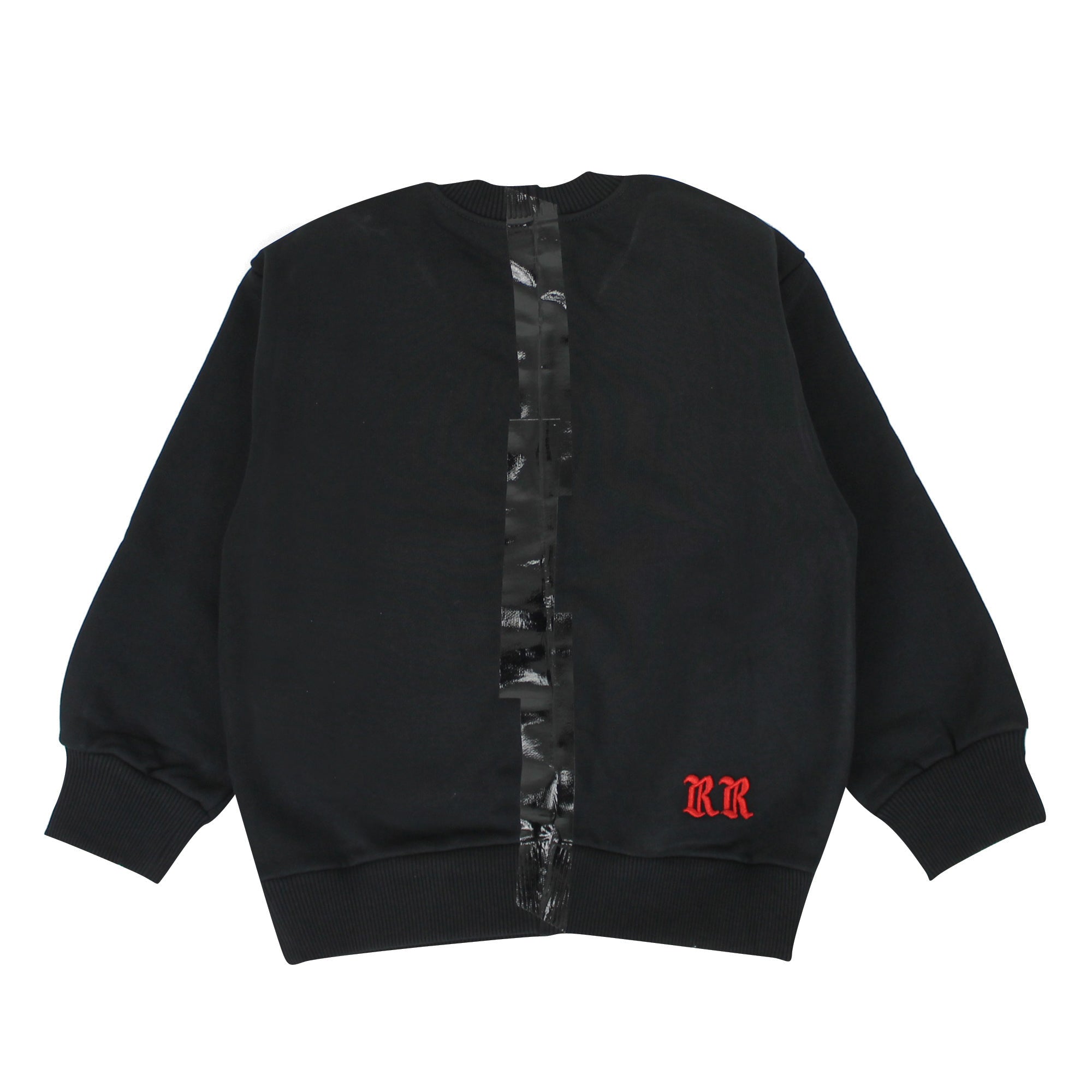 ViaMonte Shop | Diesel Kid felpa sbiaysplit bambino nera in cotone
