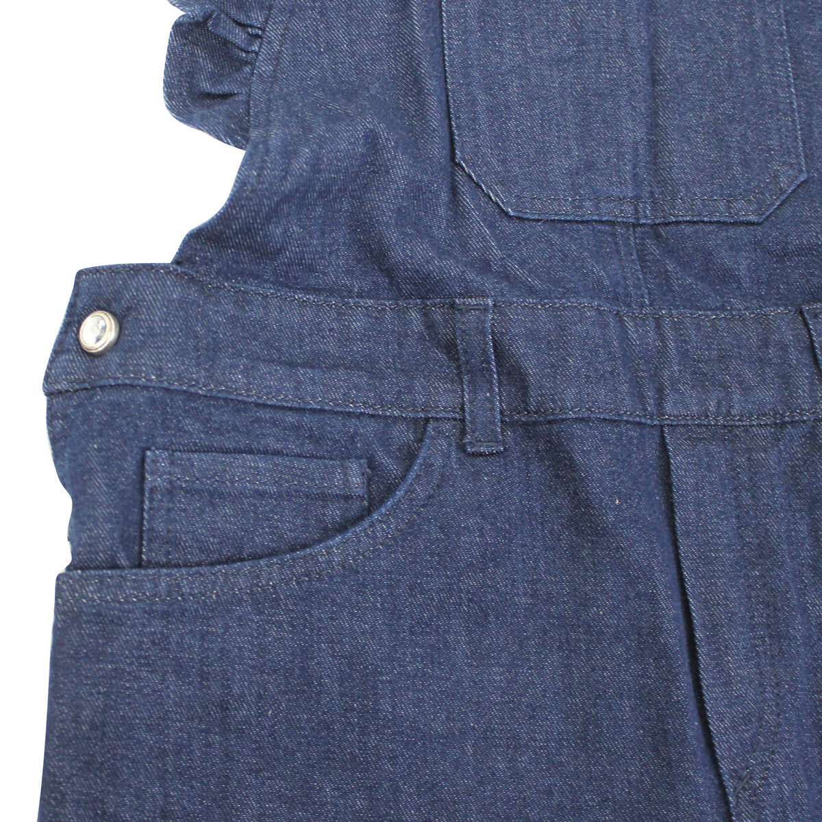 ViaMonte Shop | Dondup bambina salopette di jeans in cotone stretch