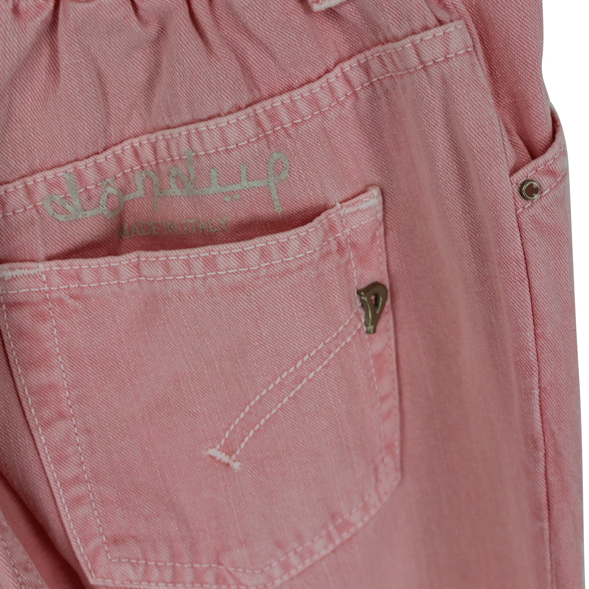 ViaMonte Shop | Dondup teen pantalone Bull rosa in misto cotone
