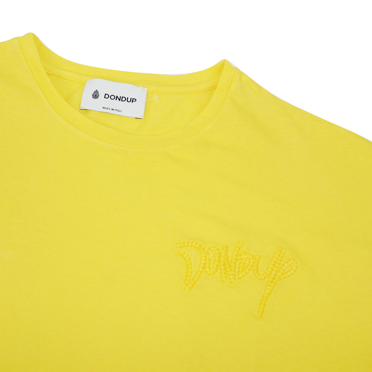 ViaMonte Shop | Dondup bambina t-shirt gialla in jersey di cotone