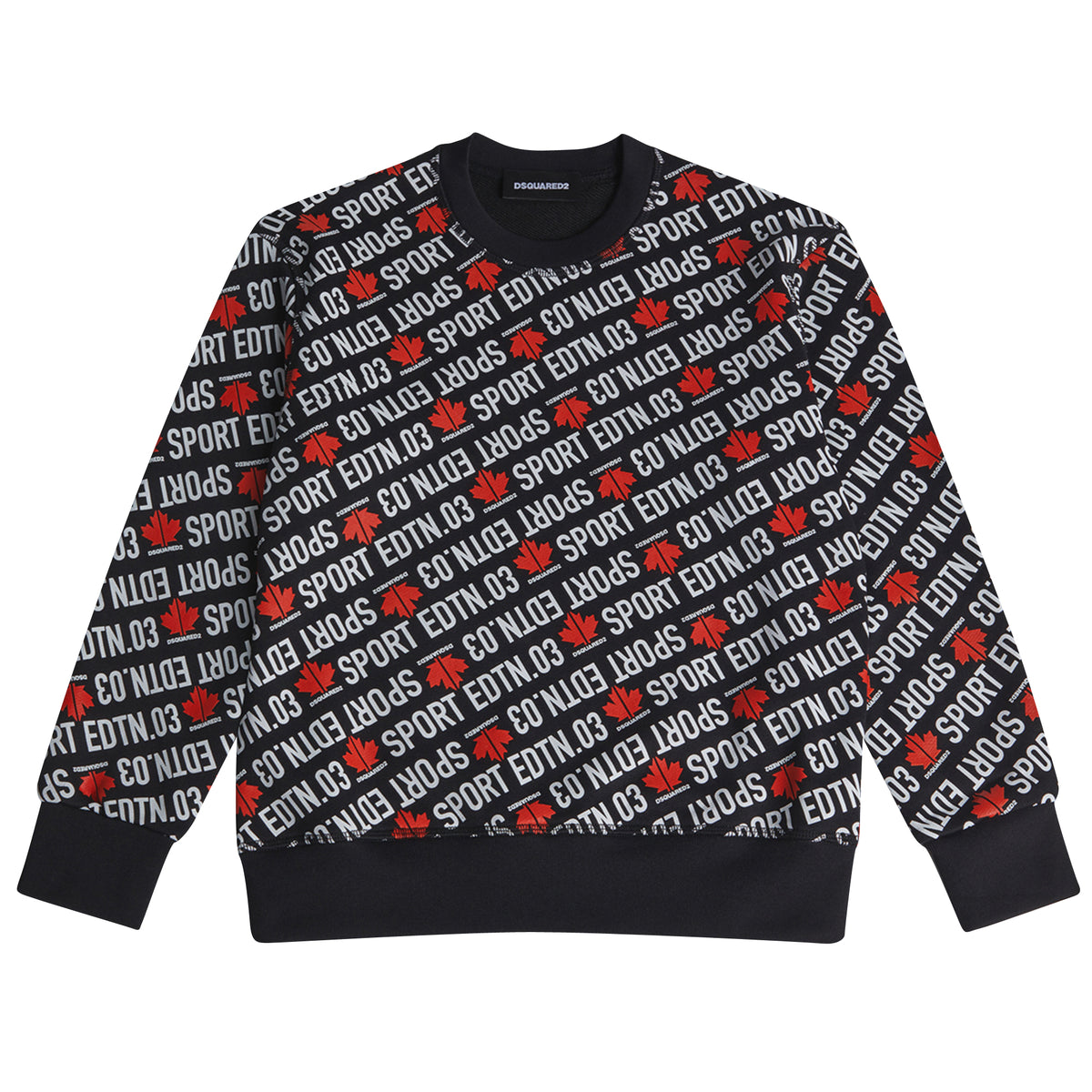 ViaMonte Shop | Dsquared2 felpa bambino stampa logo in misto cotone