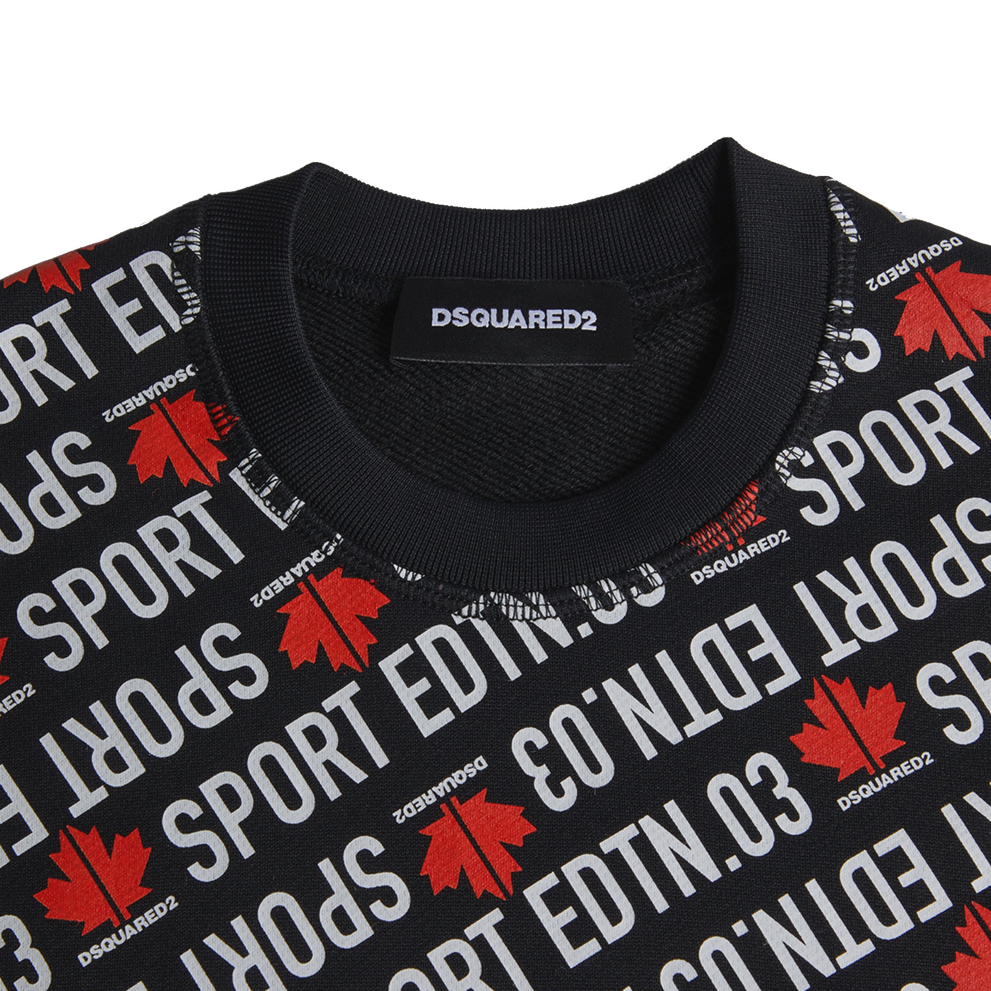 ViaMonte Shop | Dsquared2 felpa bambino stampa logo in misto cotone