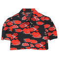 ViaMonte Shop | Elisabetta Franchi La Mia Bambina camicia cropped in popeline stampa bocche